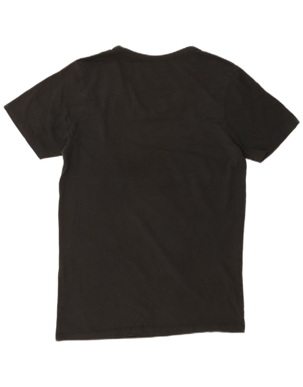 Jack & Jones Ανδρικό T-Shirt Top Large Μαύρο