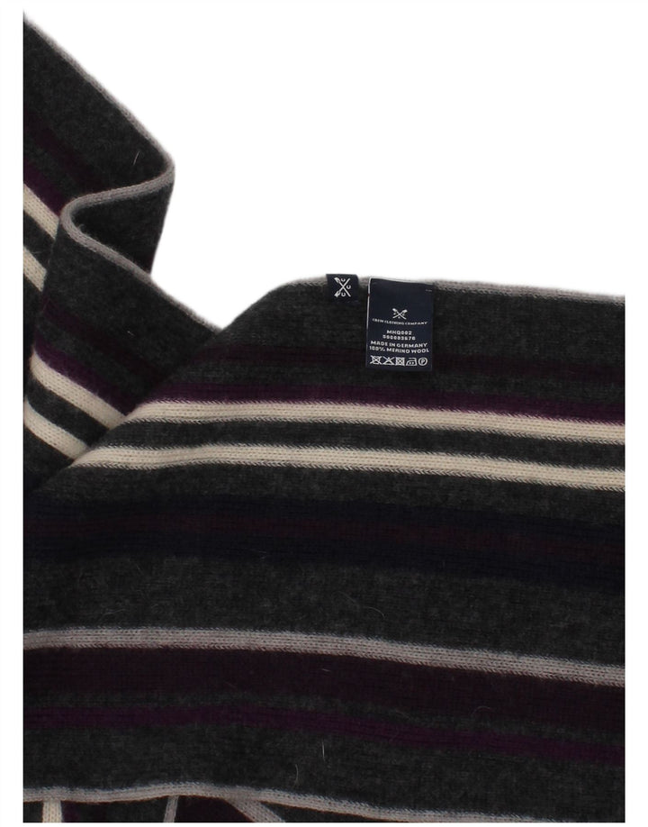 Crew Clothing Ανδρικό ορθογώνιο κασκόλ One Size Πολύχρωμο ριγέ Classic