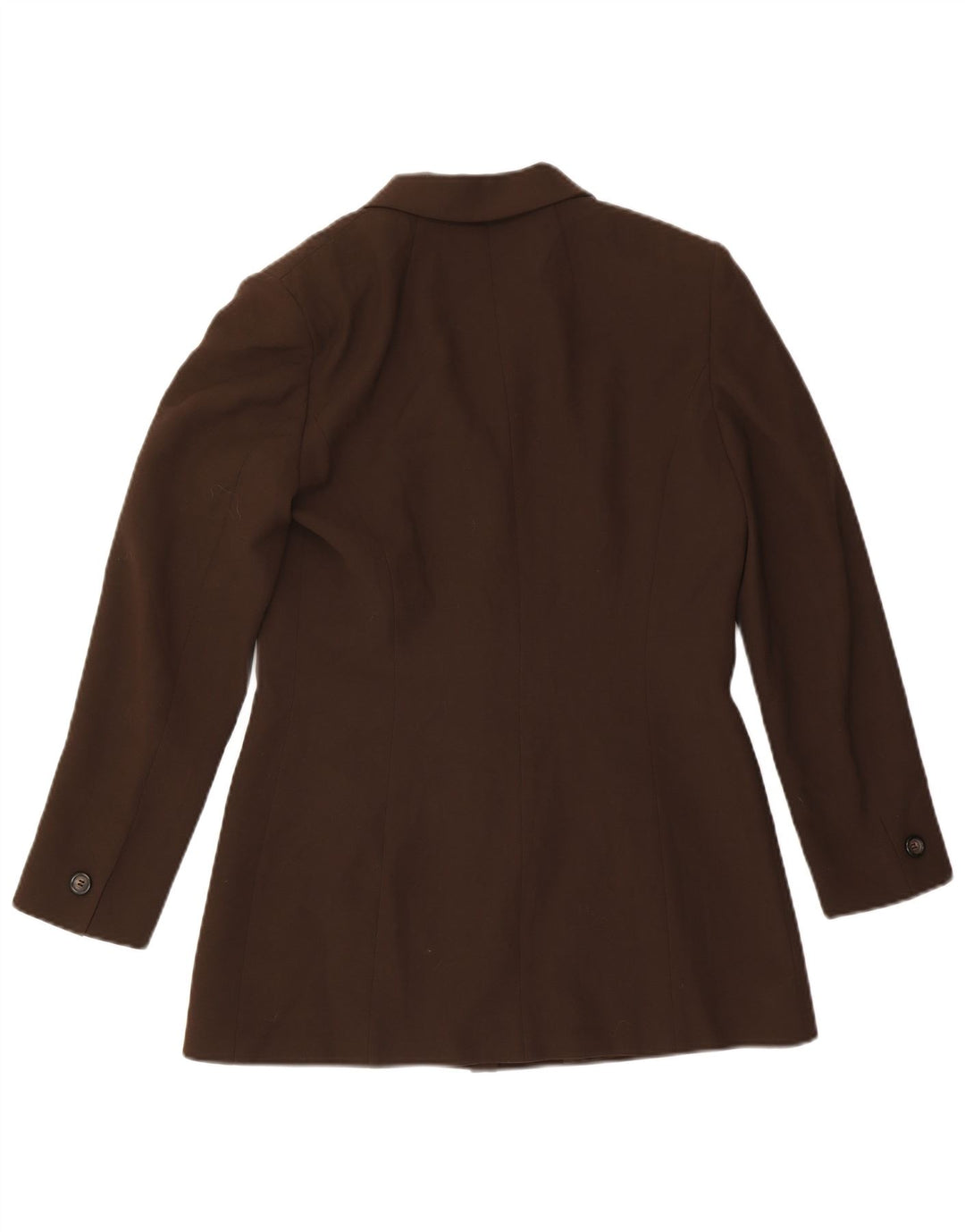 Marella Γυναικείο μπουφάν blazer UK 12 μεσαίου καφέ μαλλί Classic