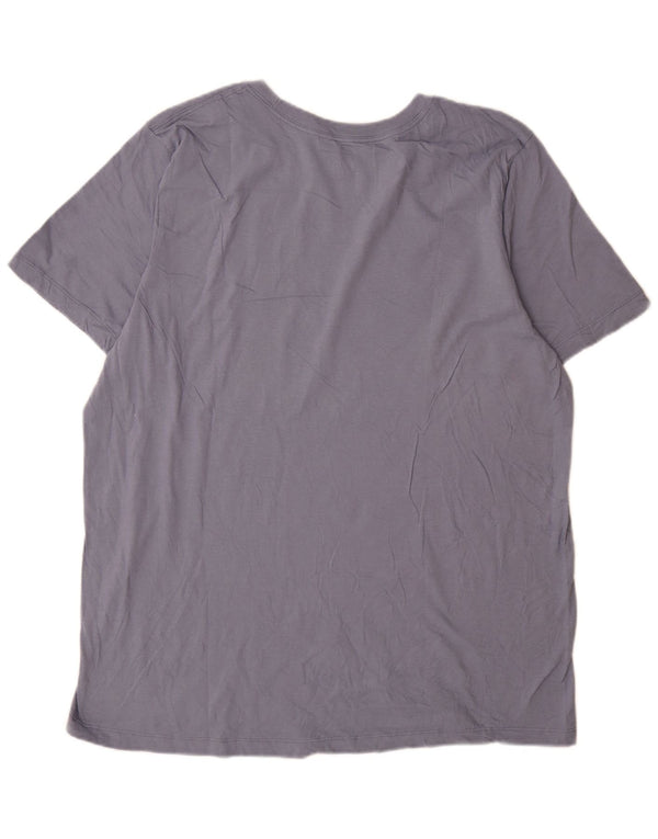 Ανδρικό γραφικό μπλουζάκι Nike τοπ XL Navy Blue Cotton