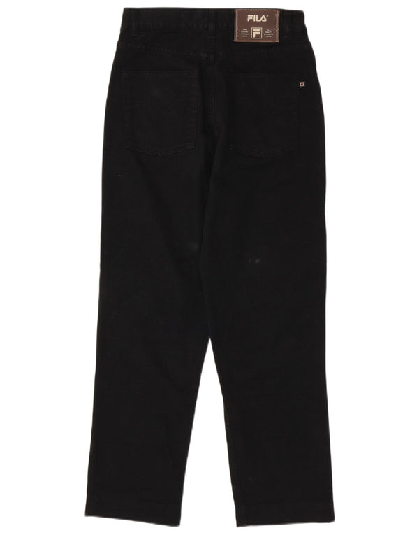 Fila Γυναικείο Tapered Jeans IT 42 Medium W28 L27 Μαύρο