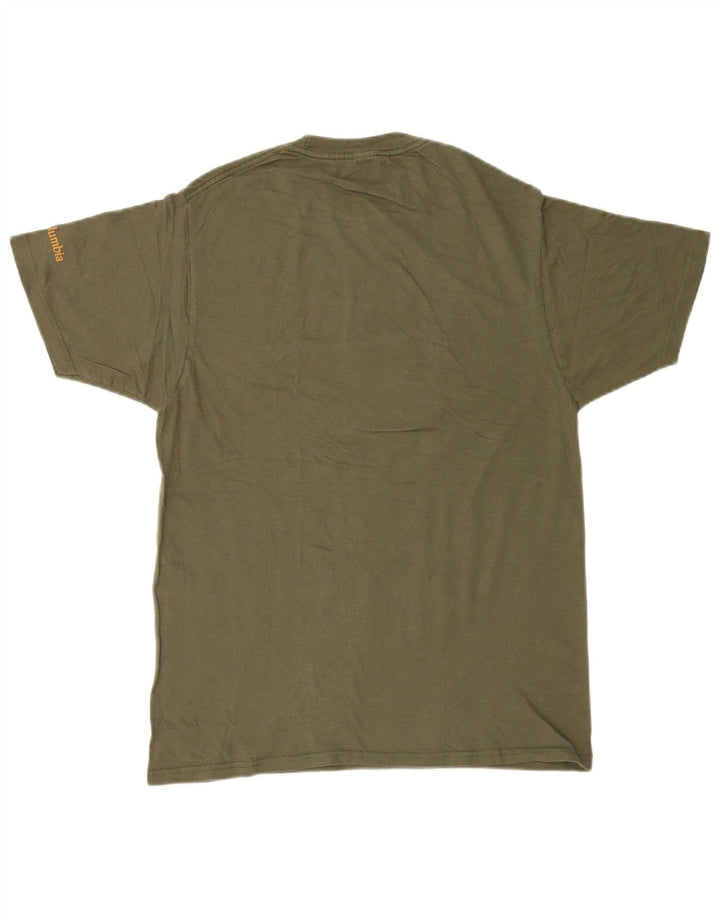 Ανδρικό γραφικό T-Shirt Columbia Top Μεσαίο πράσινο βαμβακερό
