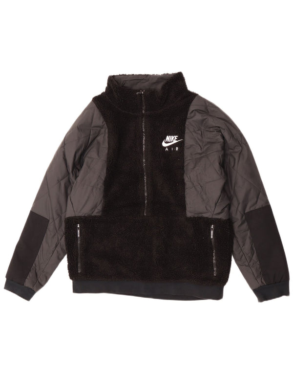 Μπουφάν Nike Boys πουλόβερ Fleece 13-14 Years XL Μαύρο Πολυεστέρας