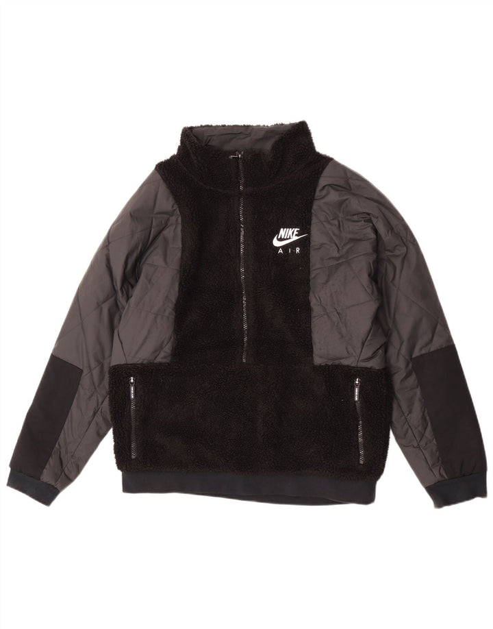 Μπουφάν Nike Boys πουλόβερ Fleece 13-14 Years XL Μαύρο Πολυεστέρας