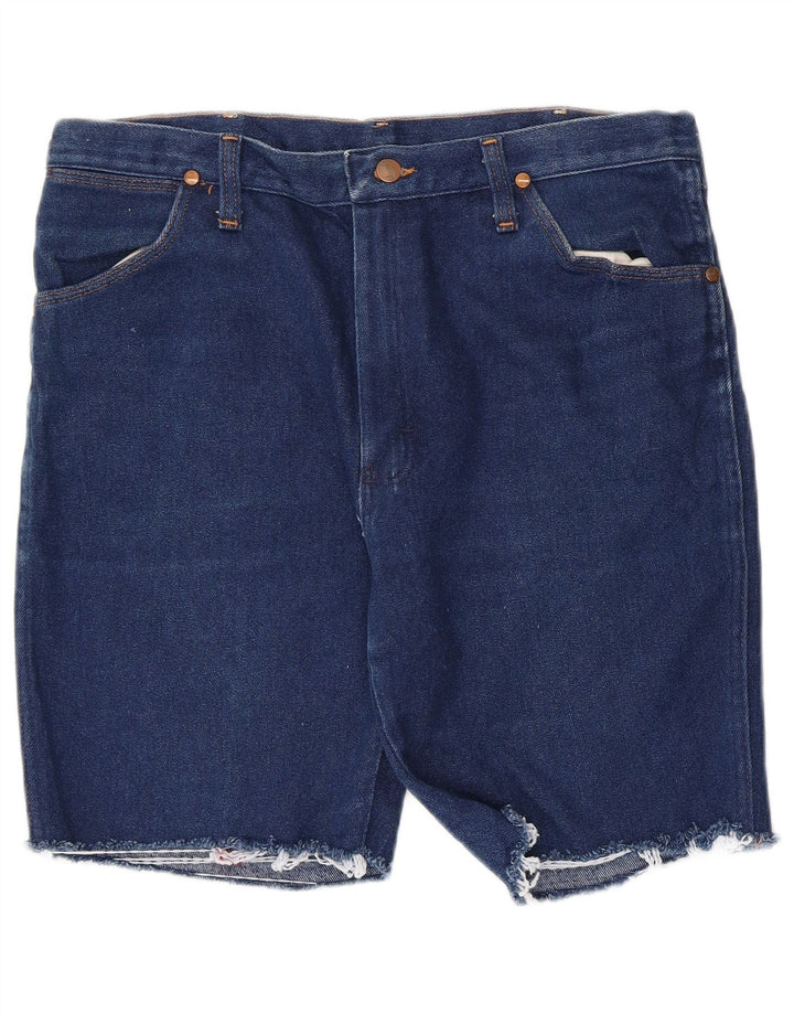 Wrangler Mens W36 Large Navy Blue βαμβακερό