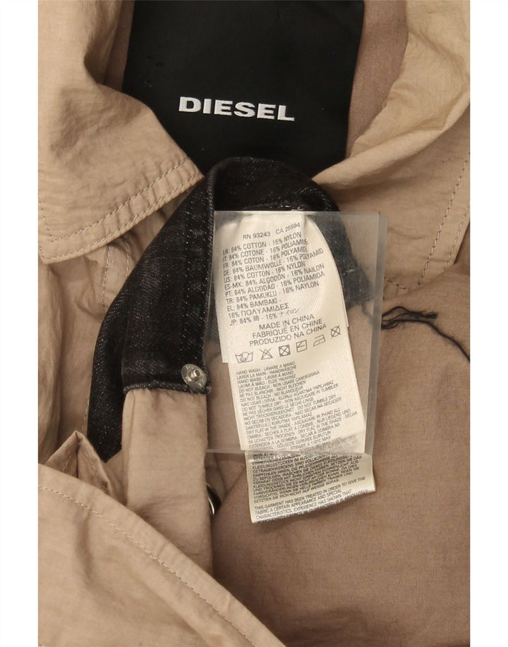 Diesel Γυναικεία καμπαρντίνα UK 40 Large Beige Βαμβακερό