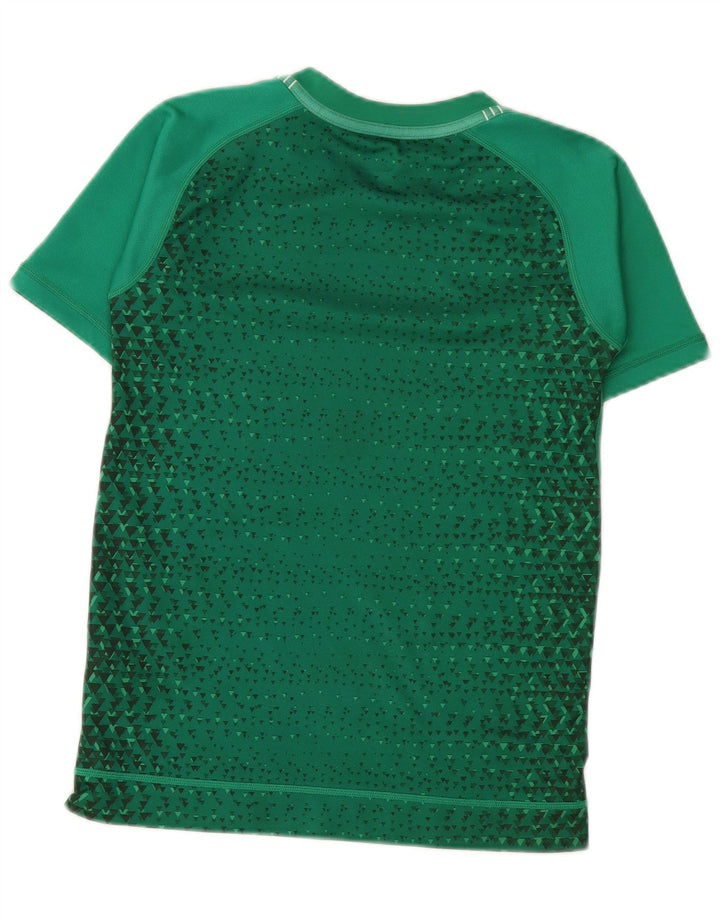 CANTERBURY Boys IRFU Graphic T-shirt Top 11-12 Years Green Geometric