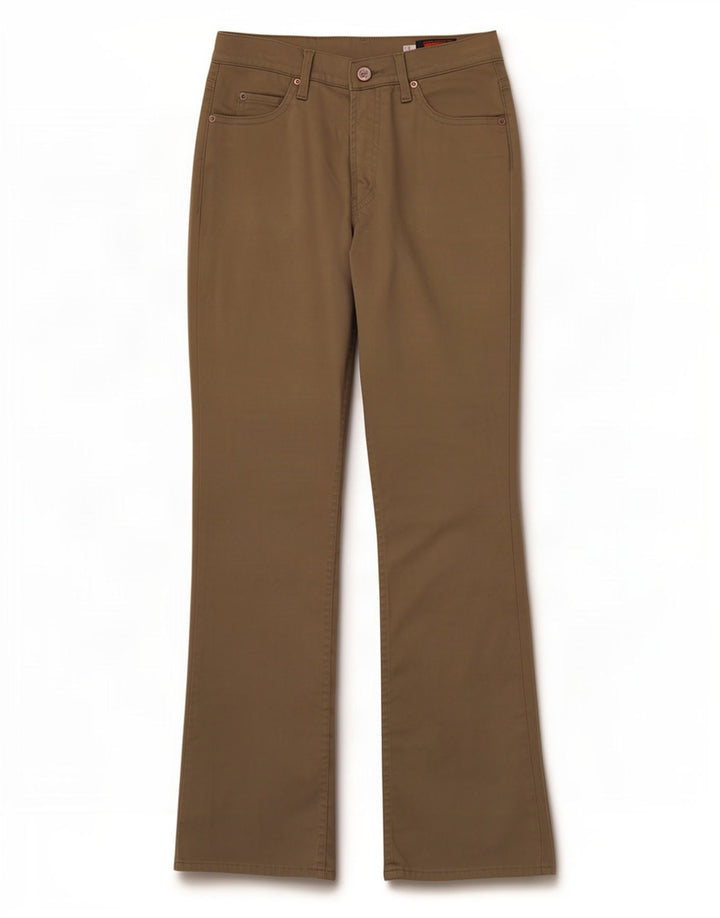 Big John Γυναικείο Παντελόνι Bootcut W29 L32 Χακί Βαμβακερό