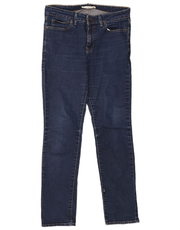 LEVI'S Γυναικείο 712 Slim Jeans W29 L30 Navy Blue Cotton