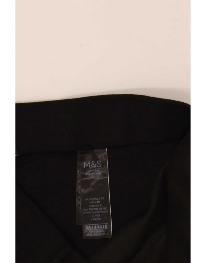 Γυναικεία κολάν Marks & Spencer UK 12 Medium Black Viscose