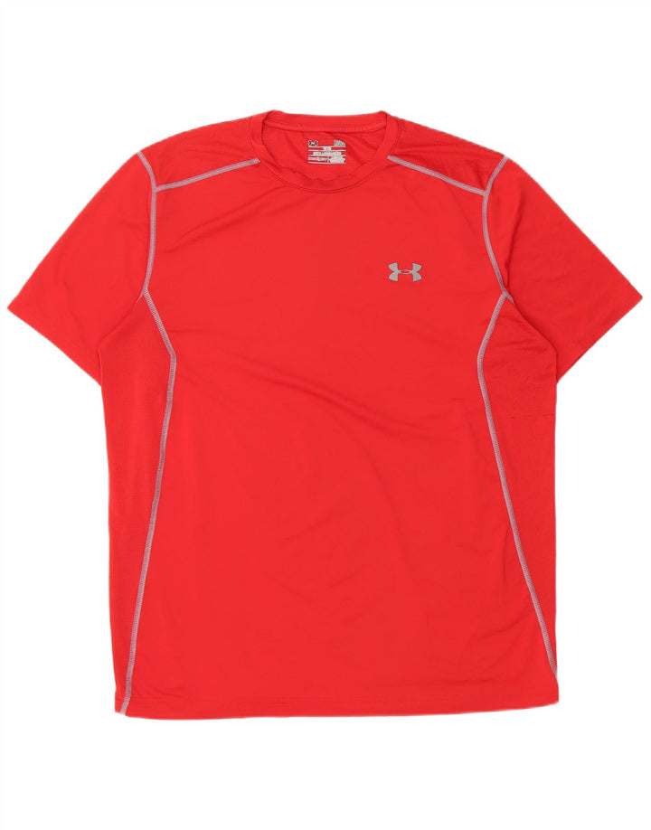 Ανδρικό μπλουζάκι Under Armour Heat Gear Top μεγάλο κόκκινο