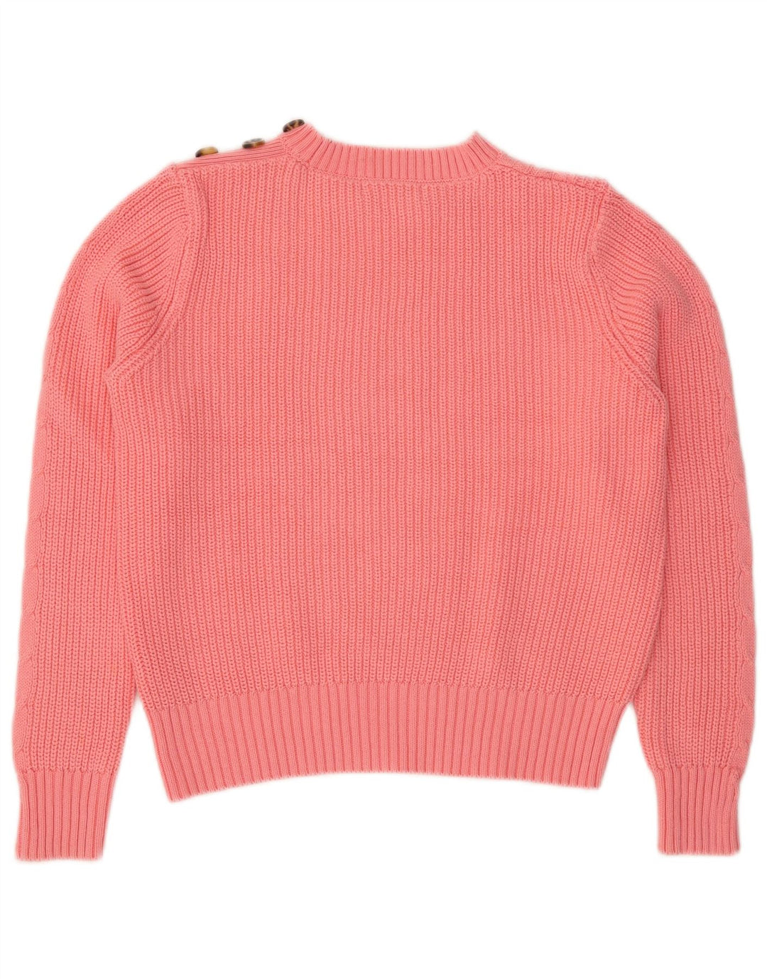 Marks & Spencer Γυναικείο πουλόβερ Crop Crew Neck Jumper UK 14 Medium Pink