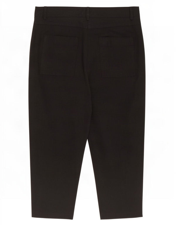 Marks & Spencer Γυναικείο ψηλόμεσο παντελόνι UK 12 Medium W30 L24 Bla