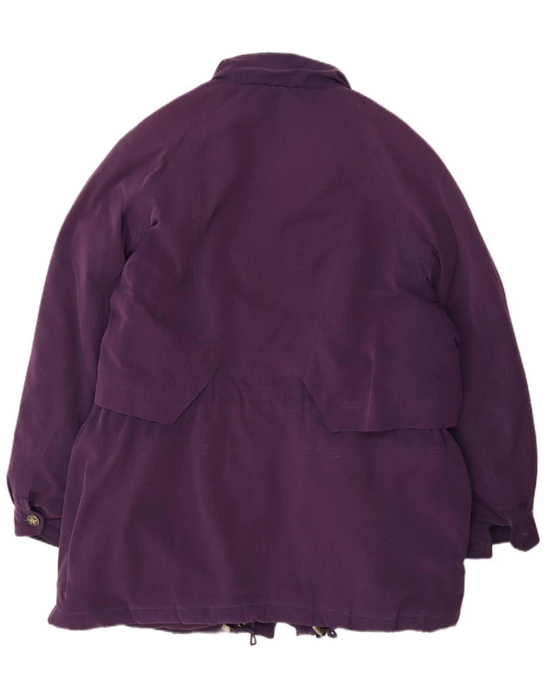 Vintage γυναικείο υπερμεγέθη παλτό EU 46 XL Purple Polyester