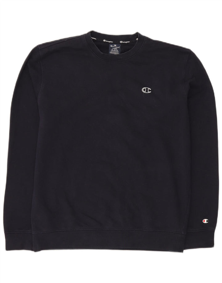 Ανδρική φούτερ CHAMPION Jumper Large Navy Blue Cotton