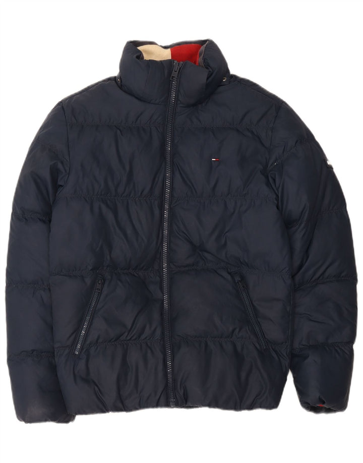 Tommy Hilfiger Γυναικείο μπουφάν με επένδυση UK 10 Small Navy Blue