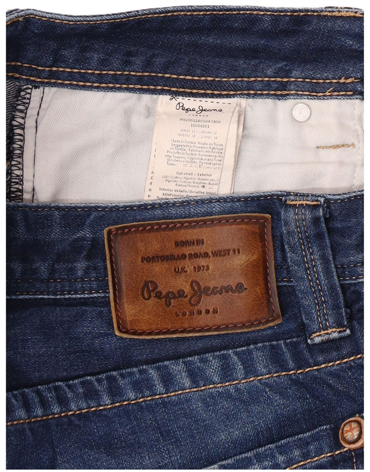 Ανδρικό PEPE JEANS Regular Fit Slim Jeans W31 L30 Μπλε βαμβακερό