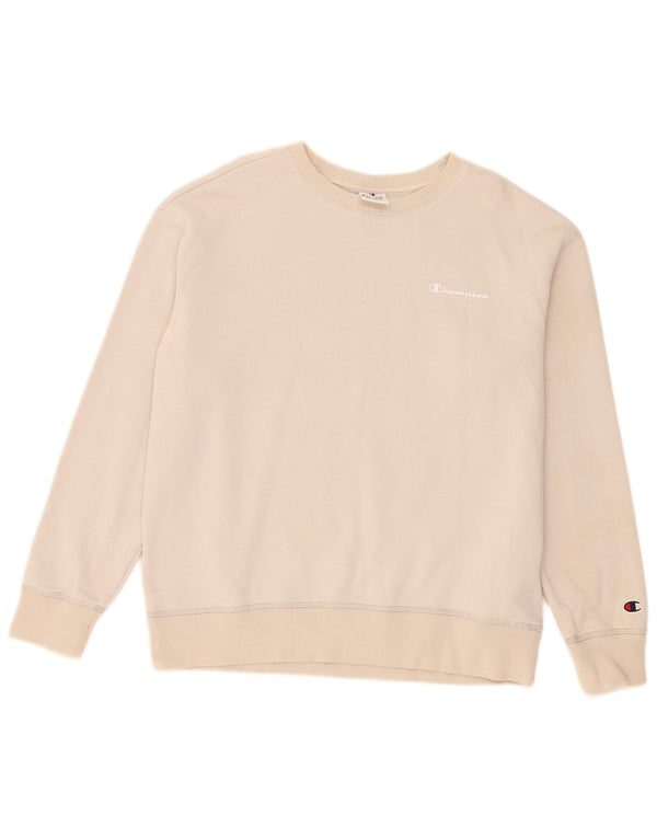Ανδρική φούτερ Champion Jumper Μεσαίο Μπεζ βαμβακερό