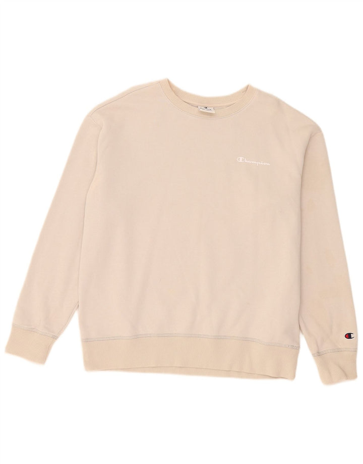 Ανδρική φούτερ Champion Jumper Μεσαίο Μπεζ βαμβακερό