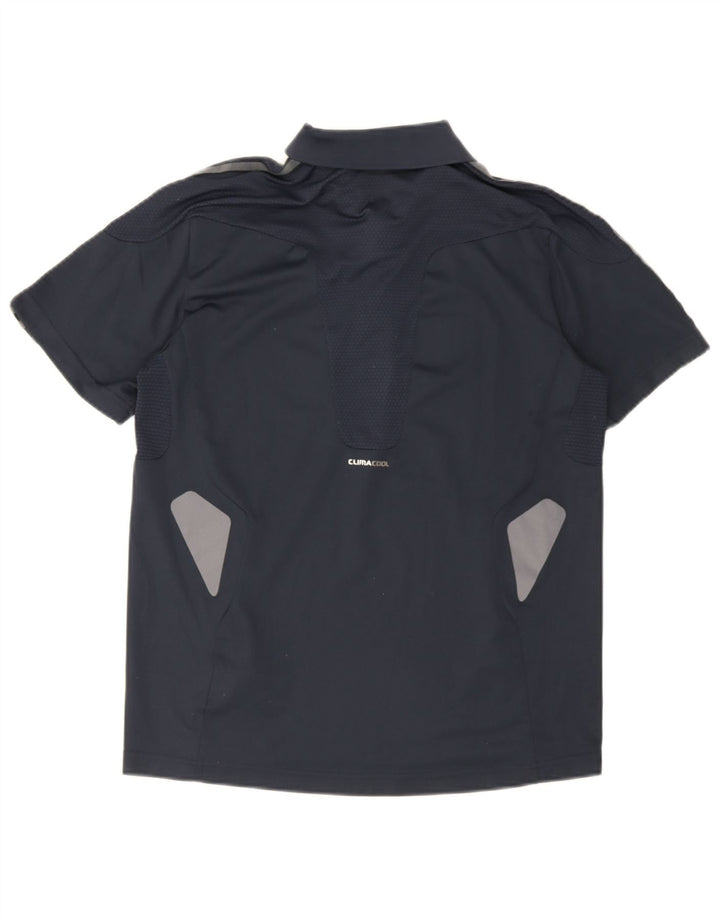 Ανδρικό πουκάμισο Adidas Climacool Polo Small Navy Blue Colorblock Polyester