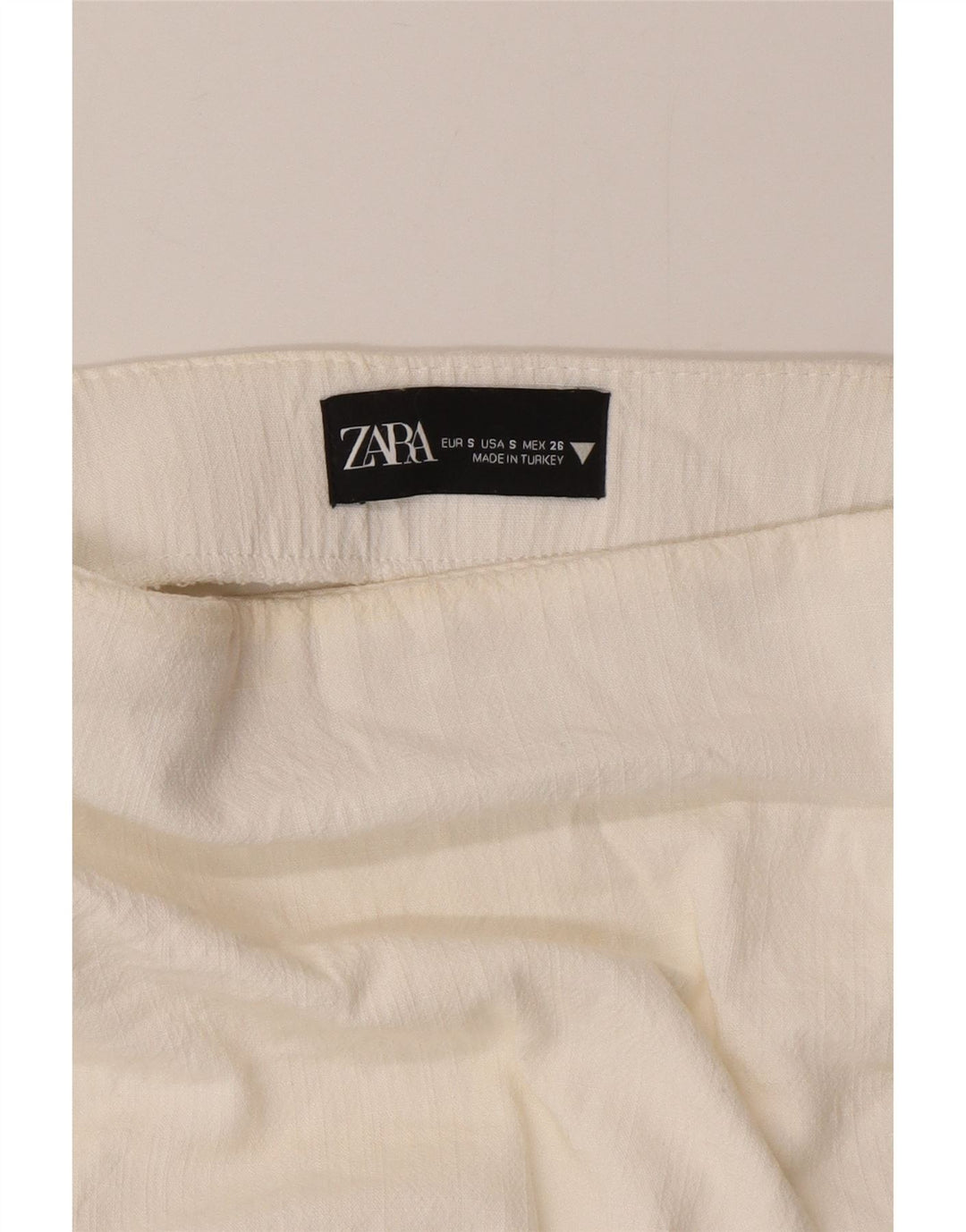 Zara Γυναικεία Μίνι Φούστα Wrap Small W26 Λευκή