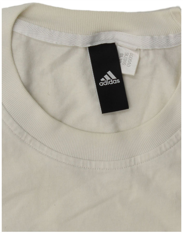 Ανδρικό T-Shirt ADIDAS Top Medium Λευκό