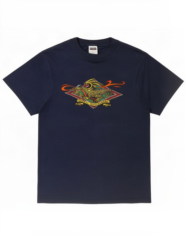 Ανδρικό TULTEX Powell Skateboards Street Dragon 1994 T-Shirt Top Medium Blue