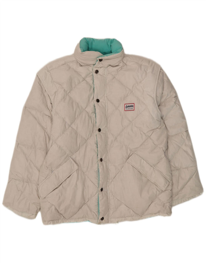 Ανδρικό μπουφάν με κουκούλα Dolomite UK 36 Small White Polyester