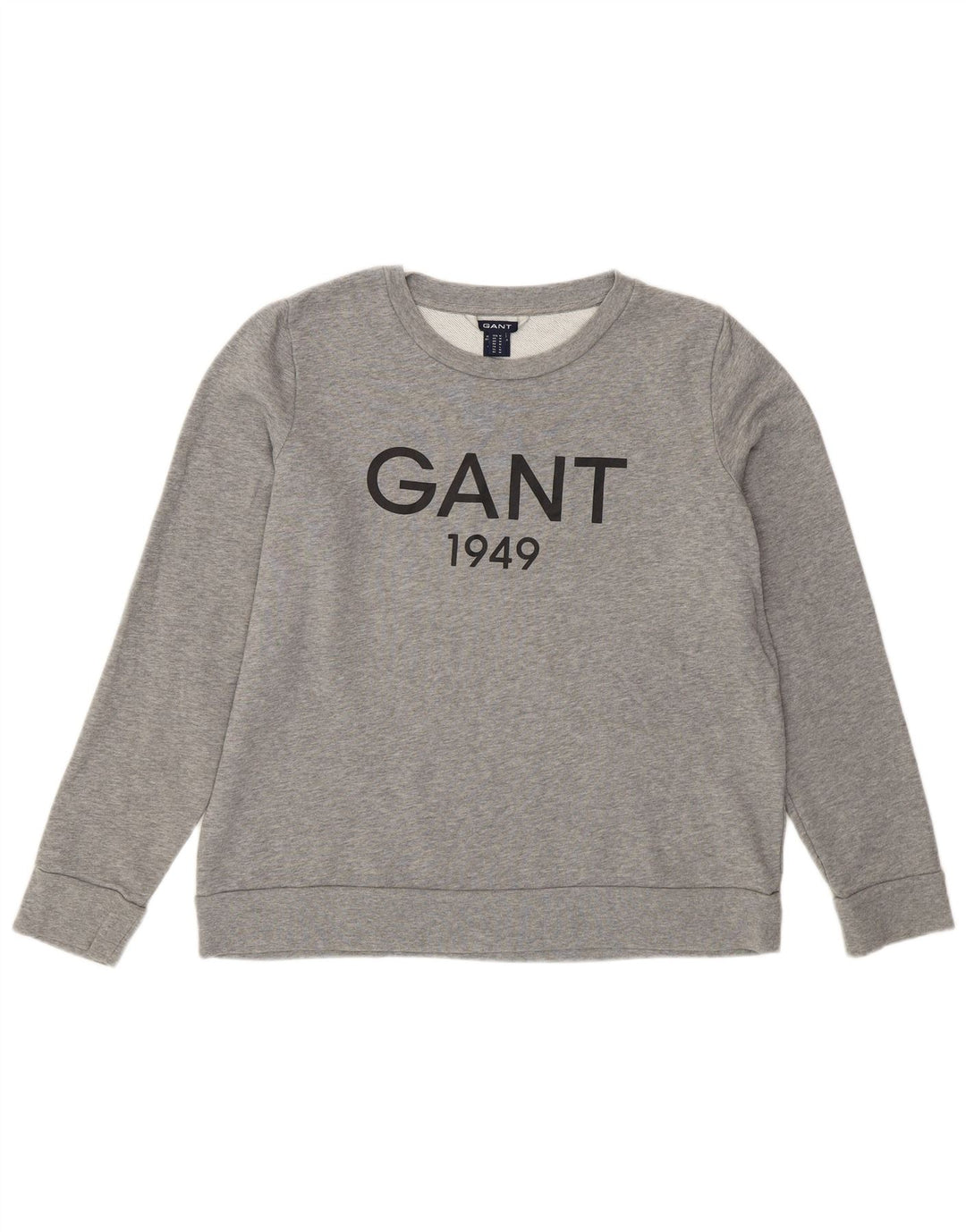 Γυναικείο γραφικό φούτερ Gant Jumper UK 14 Βαμβακερό μεσαίο γκρι