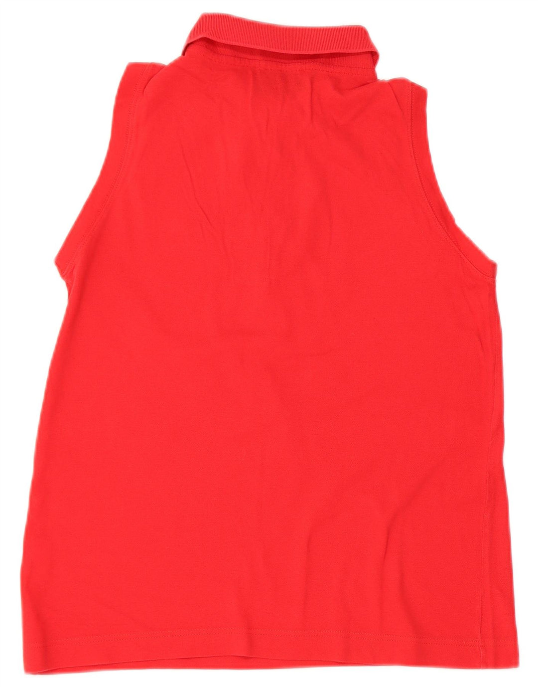 SERGIO TACCHINI Γυναικείο αμάνικο μπλουζάκι πόλο UK 10 Small Red