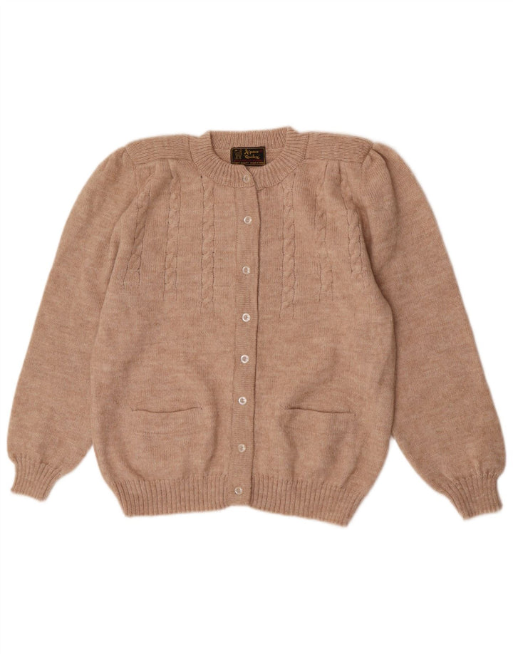 Γυναικεία ζακέτα Alpaca Quitex UK 12 Medium Beige