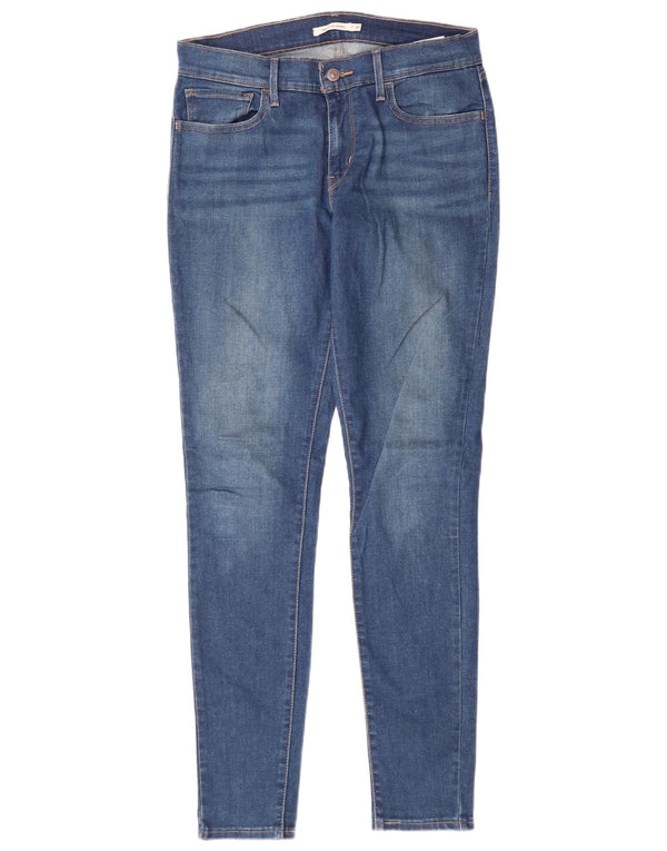 LEVI'S Γυναικείο 710 Super Skinny Jeans W30 L32 Μπλε Βαμβακερό