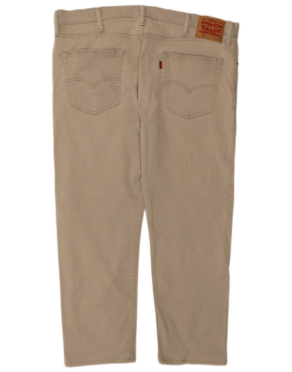 Levi's Mens 502 Tapered Jeans W40 L27 Beige