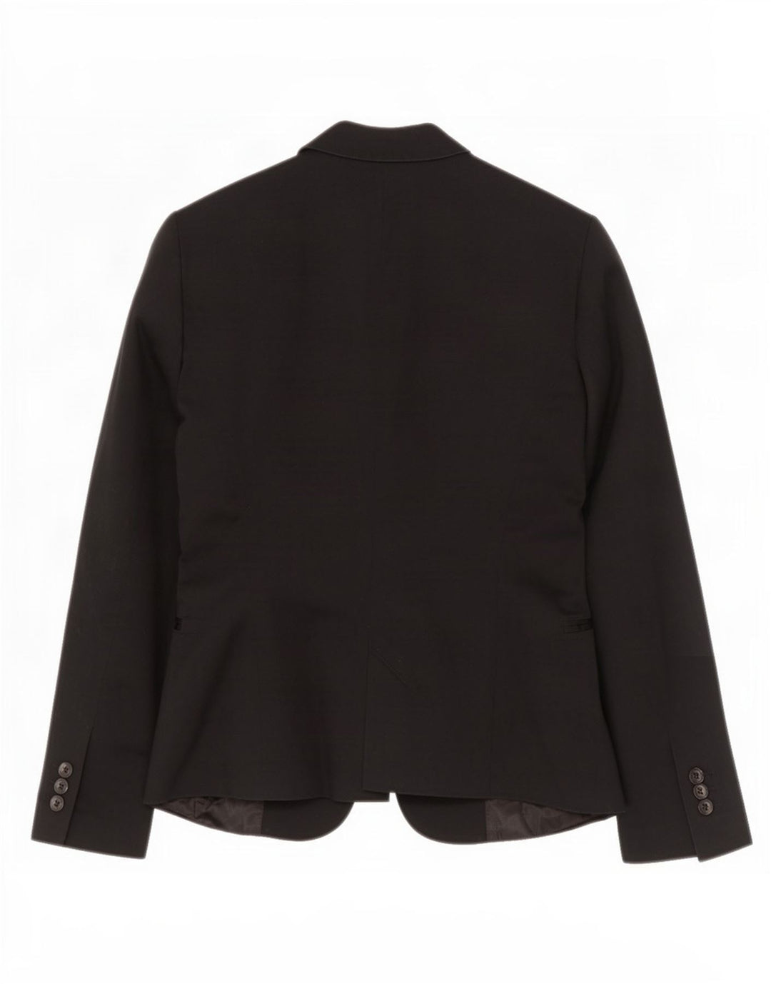 Zara Γυναικείο σακάκι 1 κουμπιού blazer UK 12 μεσαίο μαύρο βαμβακερό