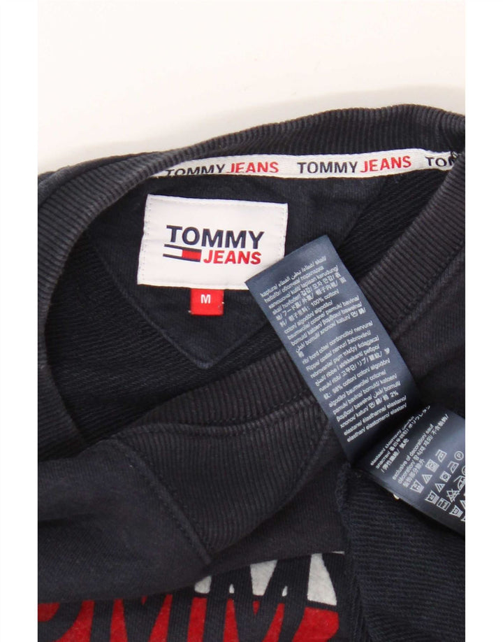 Γραφικό ανδρικό φούτερ Tommy Hilfiger Jumper Medium Navy Blue Cotton