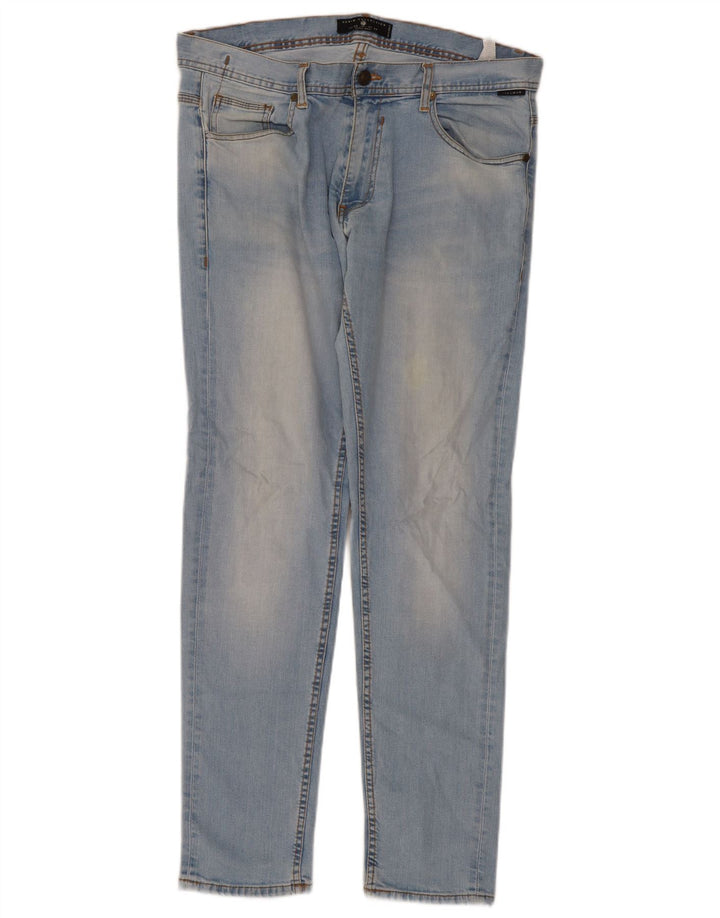 Zara Ανδρικό Slim Jeans EU 46 XL W36 L32 Blue