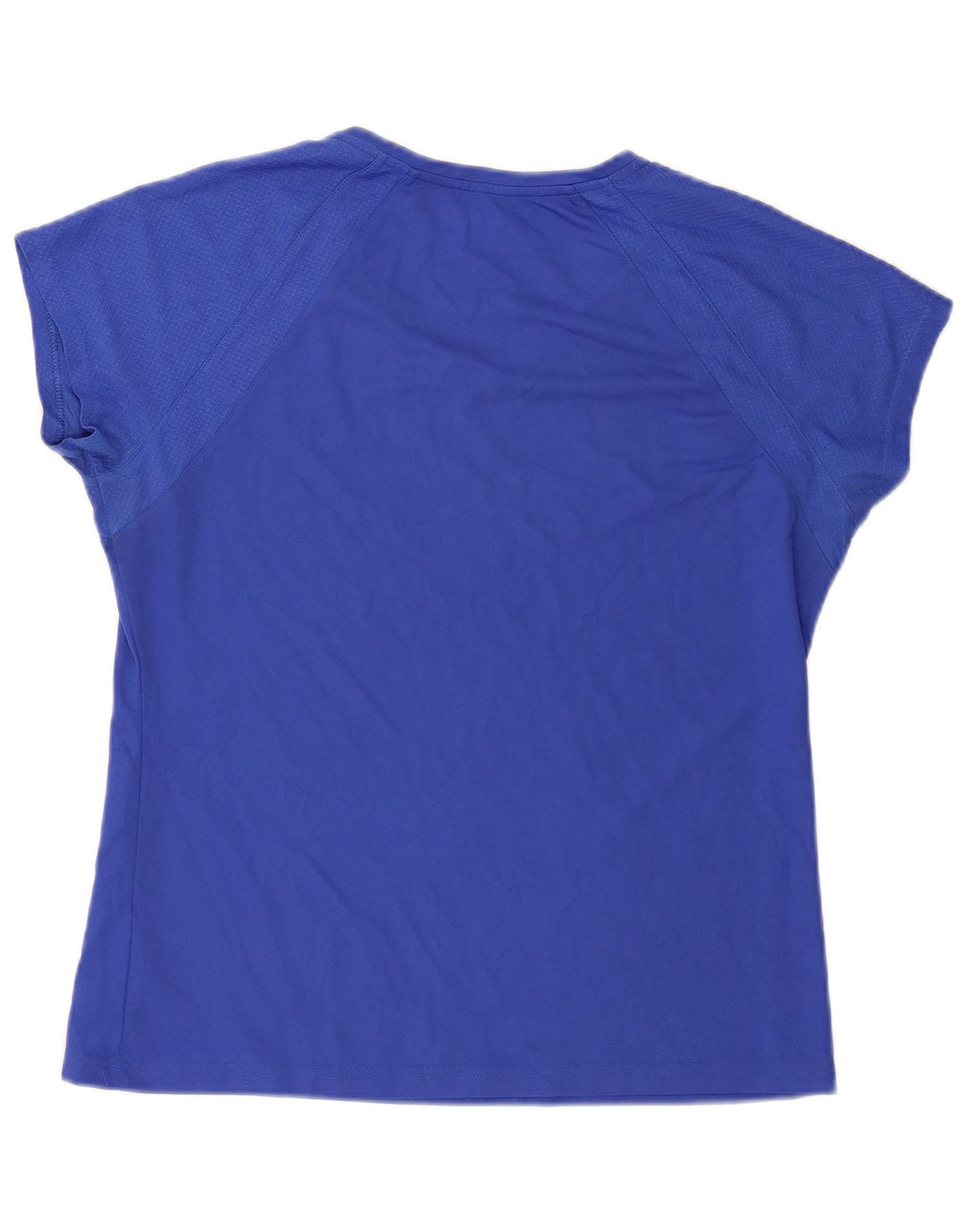 Reebok Γυναικείο T-Shirt Top UK 16 Large Blue Polyester