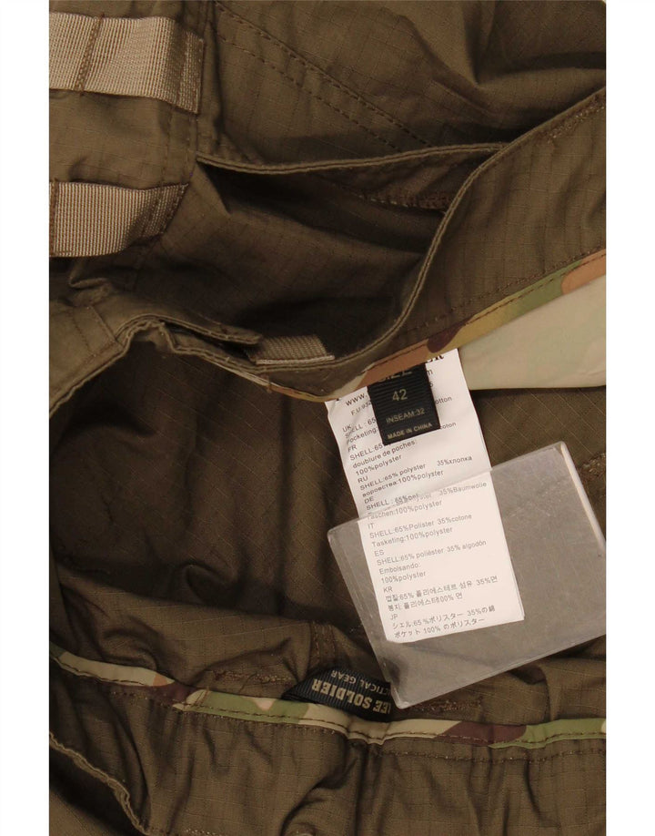 Δωρεάν Ανδρικό Παντελόνι Soldier Slim Cargo W42 L33 Khaki Polyester