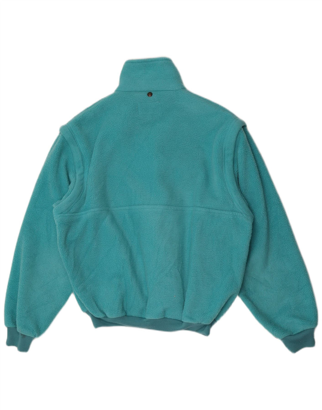 Aesse Ανδρικό Fleece Jacket UK 38 Medium Turquoise Polyester Sports
