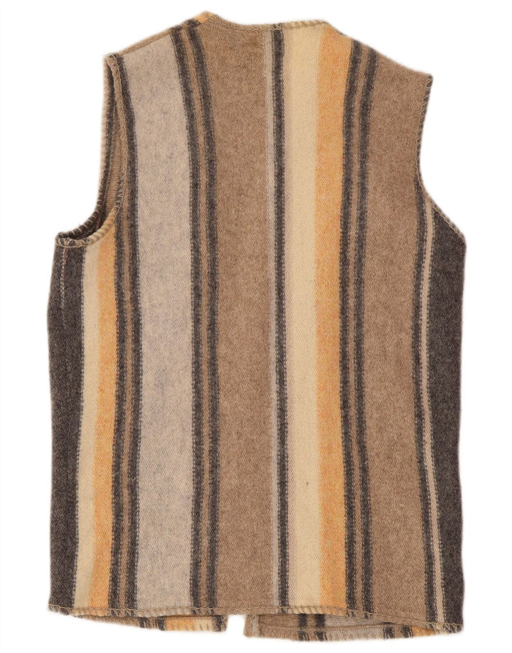 Γυναικείο αμάνικο πουλόβερ ζακέτα Benetton UK 16 Μεγάλο πολύχρωμο μαλλί