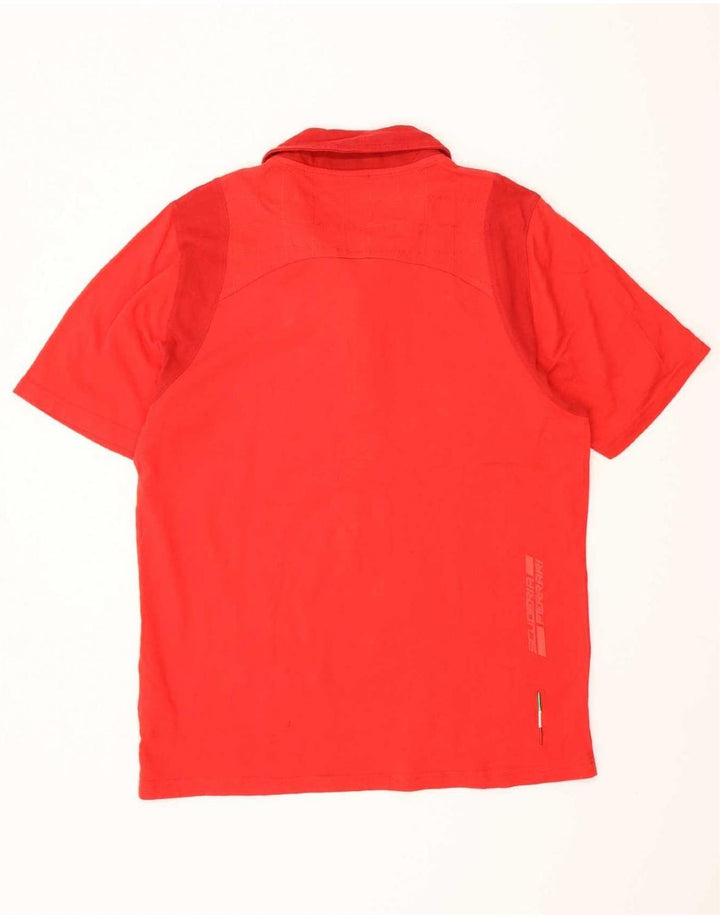 Puma Ανδρικό πουκάμισο Ferrari Polo Μικρό κόκκινο βαμβακερό