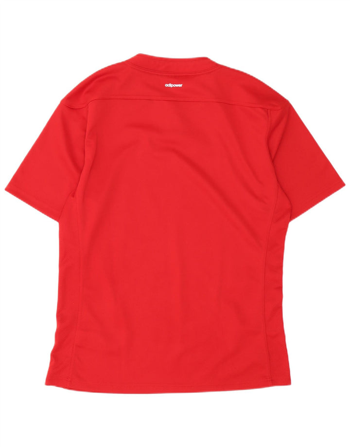 Ανδρικό T-Shirt Adidas Climacool Top μεγάλο κόκκινο πολυεστέρα