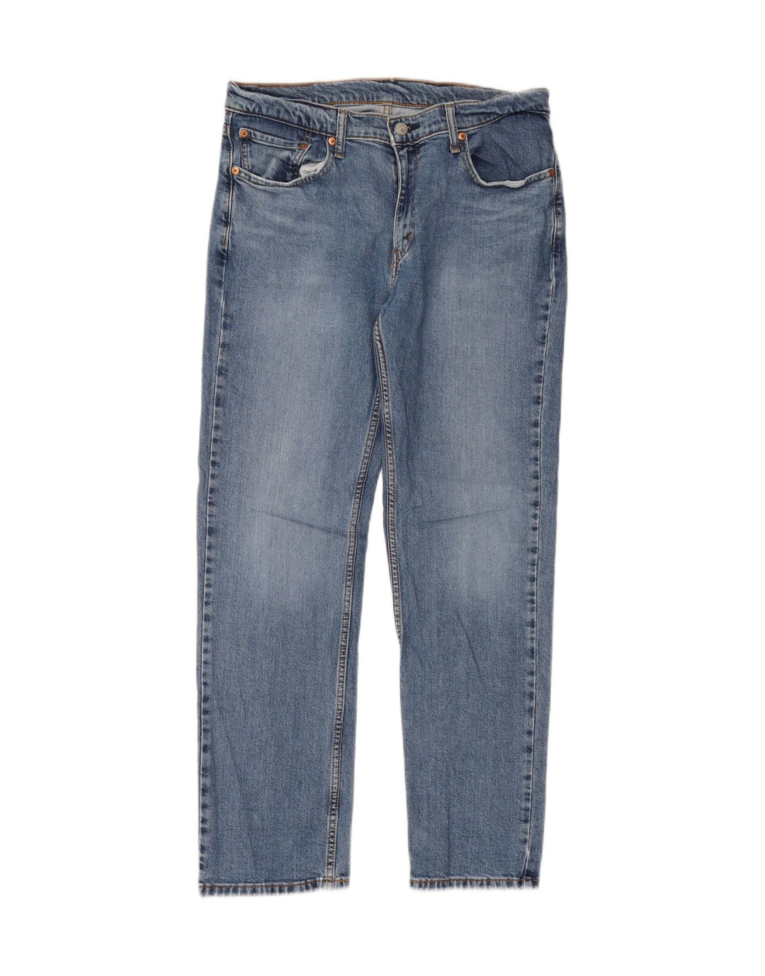 LEVI'S Mens 514 Straight Jeans W33 L29 Blue Cotton Vintage Levi's and Second-Hand Levi's from Messina Hembry 