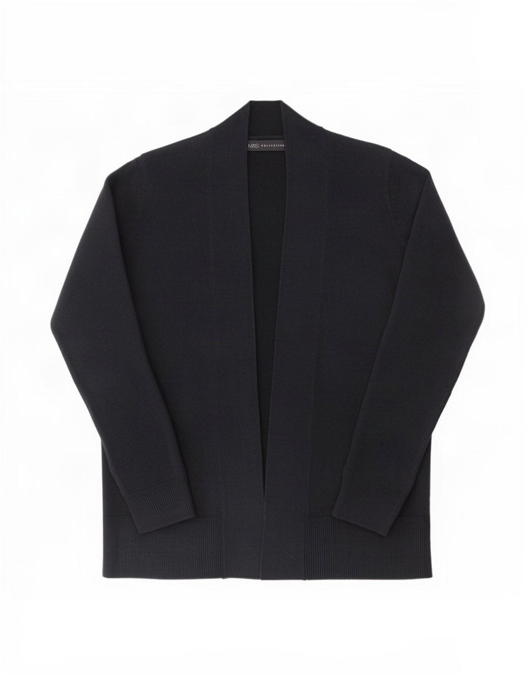 Marks & Spencer Γυναικείο ανοιχτό πουλόβερ ζακέτα UK 14 Medium Navy Blue Ακρυλικό