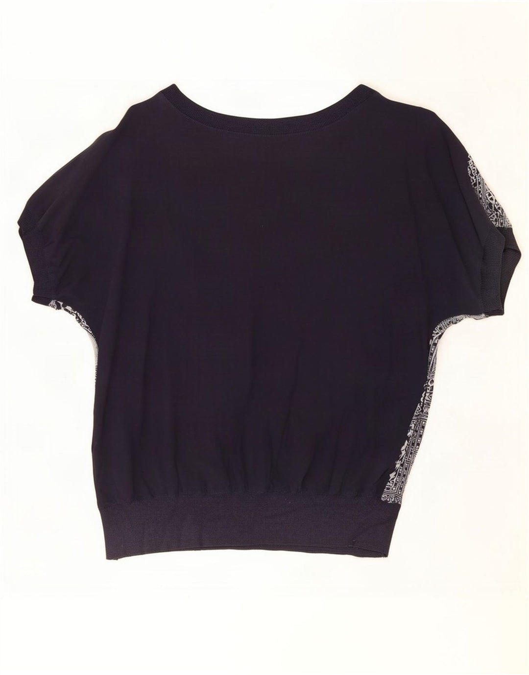 Γυναικεία υπερμεγέθη μπλούζα Diana Bentall Top 16 UK Large Navy Blue Patchwork