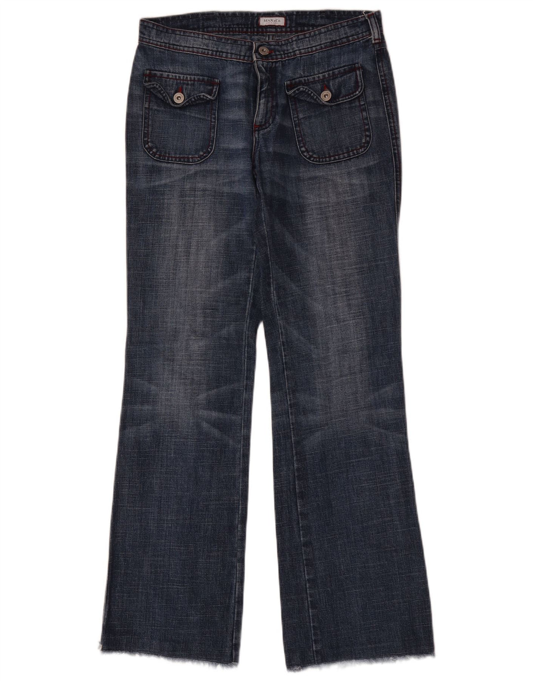 Max & Co. Γυναικεία τζιν με φλάντζα IT 42 Medium W30 L32 Blue Cotton