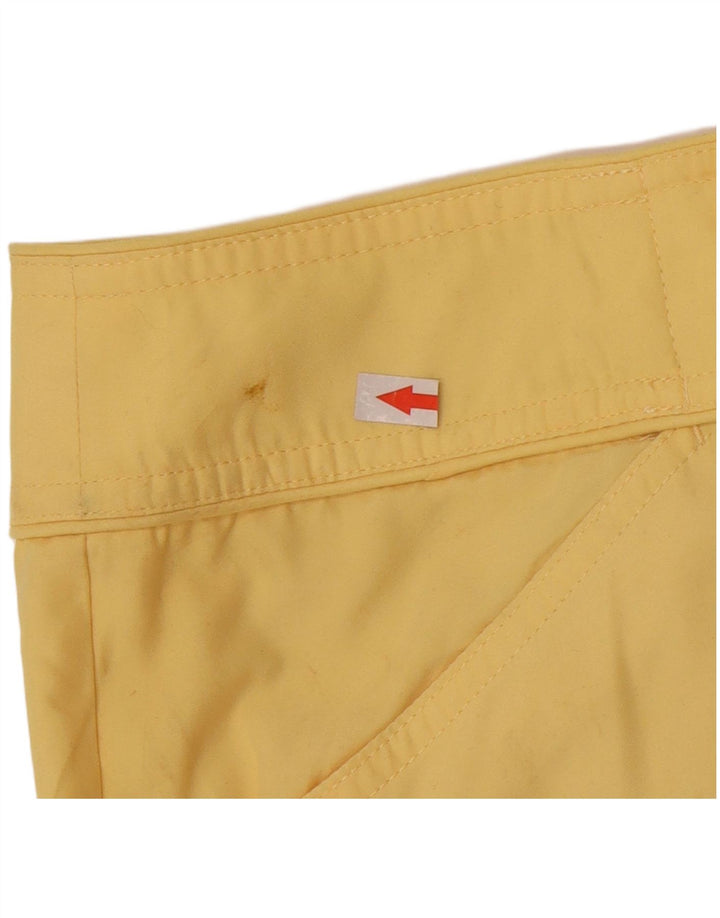 Izod Γυναικείο παντελόνι Capri Cargo US 12 μεγάλο W34 L22 κίτρινο πολυεστέρα