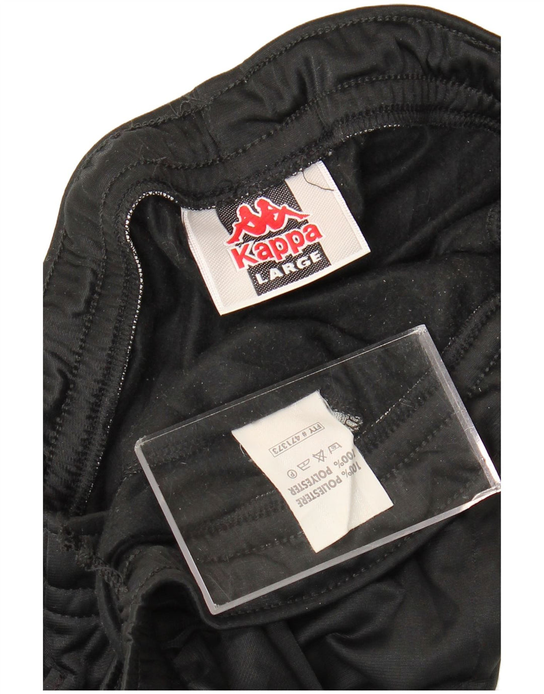 Ανδρική αθλητική φόρμα Kappa Graphic Παντελόνι Μαύρο Πολυεστέρα