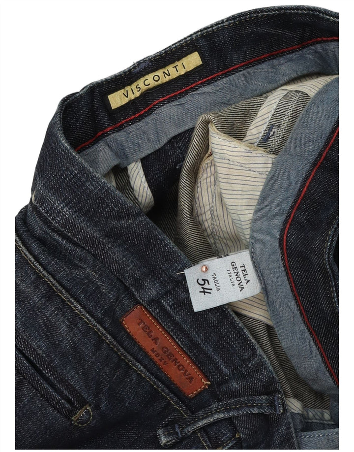 Ανδρικό τζιν ίσιο VISCONTI IT 54 2XL W38 L32 Μπλε βαμβακερό
