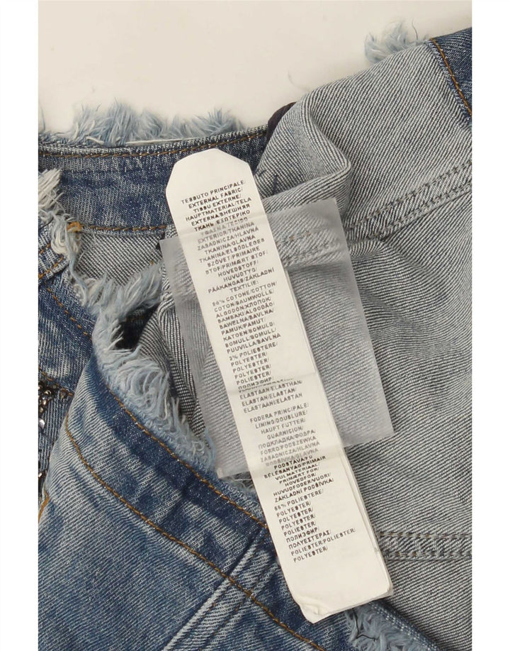 Liu Jo Γυναικείο Τζιν Μπουφάν UK 8 Small Blue Cotton